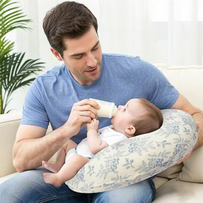 Funupup nursing pillow cover folded for easy storage