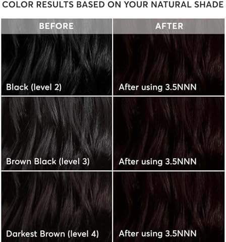 Authentic USA imported Madison Reed hair color box back view displaying ingredient list