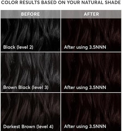 Authentic USA imported Madison Reed hair color box back view displaying ingredient list
