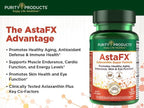 Purity Products AstaFX 60 vegetarian capsules packaging angle