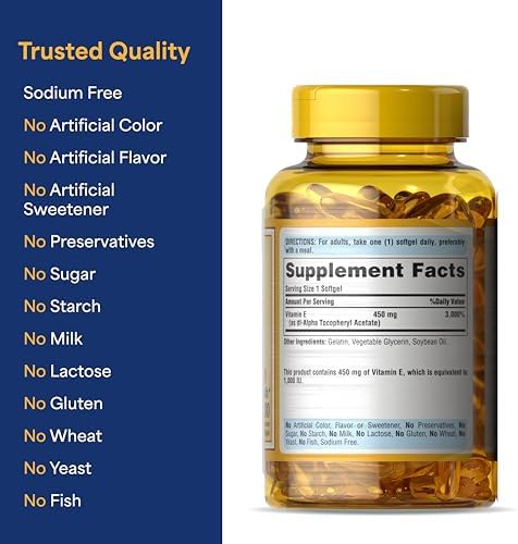 Puritan's Pride antioxidant support softgels bottle angle view