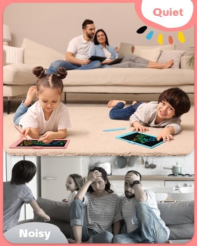 Pink Bravokids drawing tablet for kids educational gift