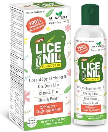 Lice-Nil treatment kit for kids and adults imported from USA.