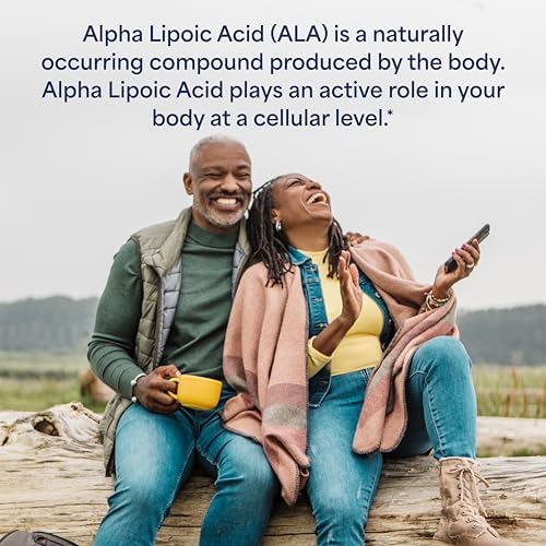 Puritan's Pride Alpha Lipoic Acid softgels capsule close up view