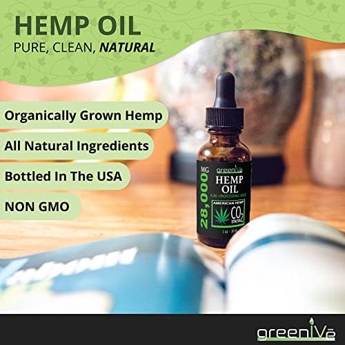GreenIVe hemp oil amber glass bottle design