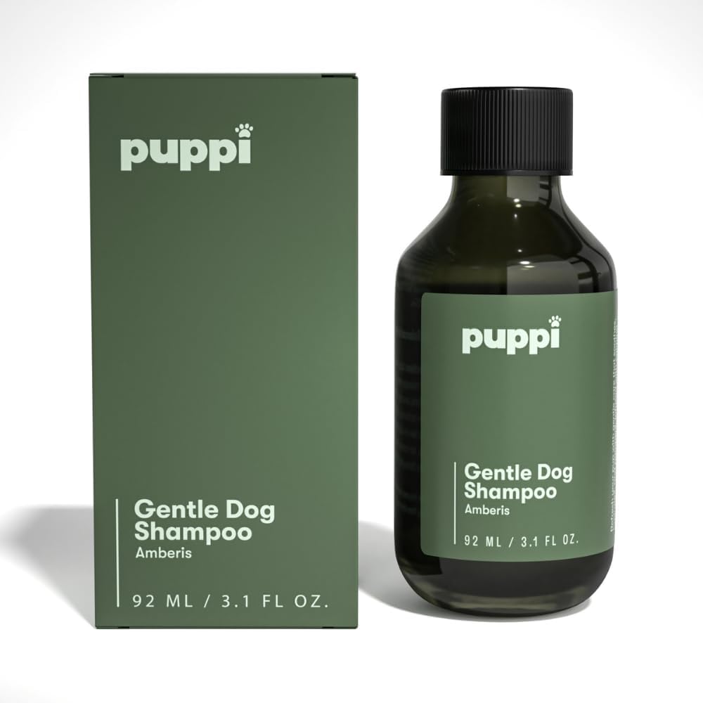 We Are Puppi Gentle Dog Shampoo Amberis front view authentic premium pet grooming bottle
