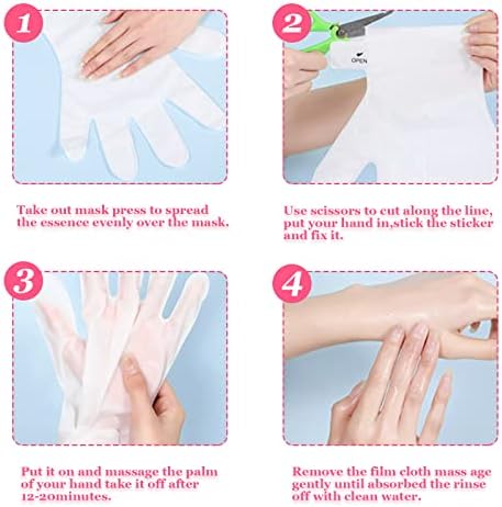 Soft and smooth hands result after using Permotary rose hand mask treatment