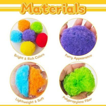 Six different colors of reusable water toys for backyard summer games