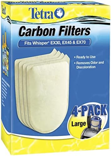 Tetra aquarium filter replacement cartridges four count pack