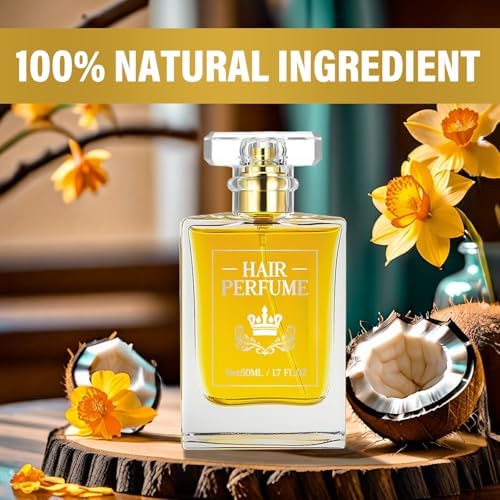 Trixes hair perfume mist with hair care benefits label