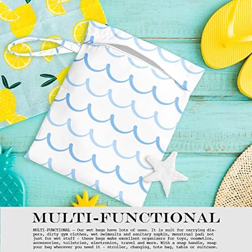 Zippered opening of waterproof travel storage pouch