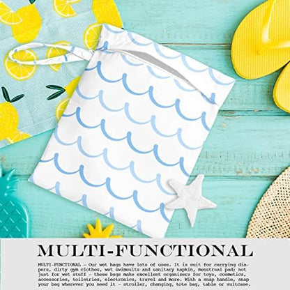 Zippered opening of waterproof travel storage pouch