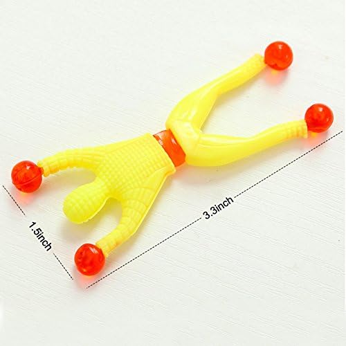 Vibrant blue and red sticky climbing man action figures tumbling down a clean glass window
