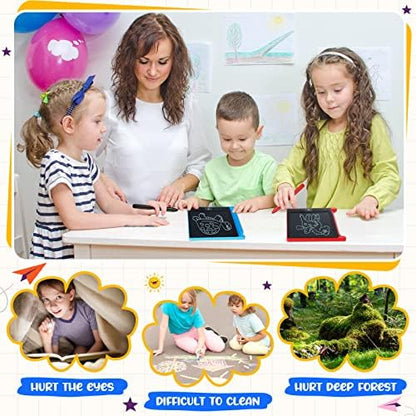 Close up of Nezyo erasable writing tablet display and button