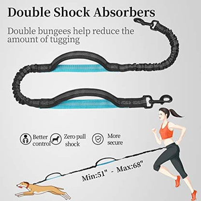 Reflective stitching detail on Iyoshop dog leash