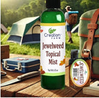 Creation Pharm Jewelweed Topical Mist packaging details showcasing natural herbal ingredients