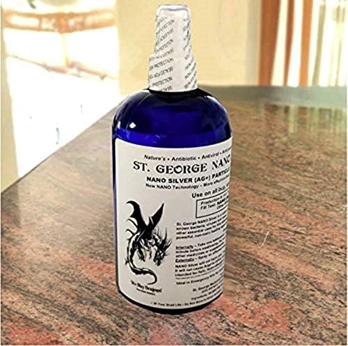 St. George Medicinal Herb colloidal silver liquid 68 PPM bottle