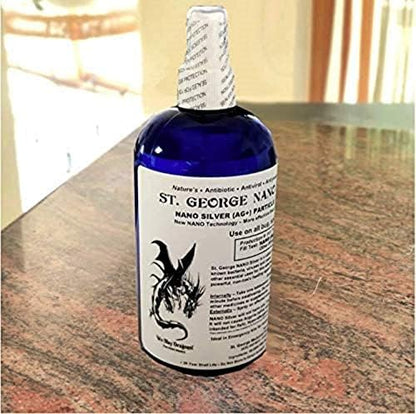 St. George Medicinal Herb colloidal silver liquid 68 PPM bottle