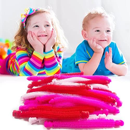 Close up of textured sensory fidget strings for stress relief