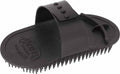Weaver Livestock Massage Brush front view black grooming tool