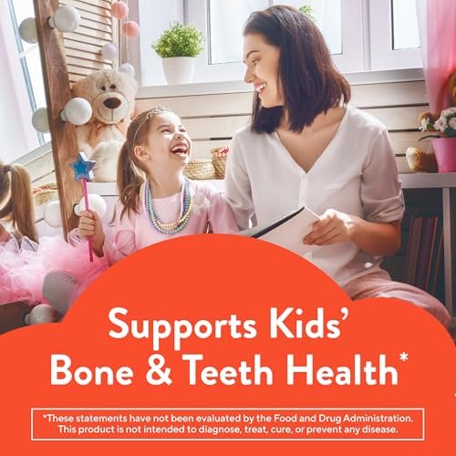 Lil Critters kids bone support gummy supplement nutritional facts label