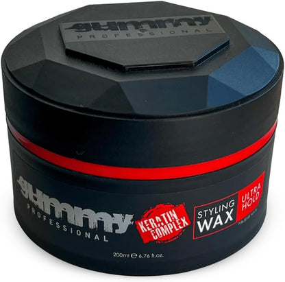 Gummy Professional Ultra Hold Hair Styling Wax jar front view