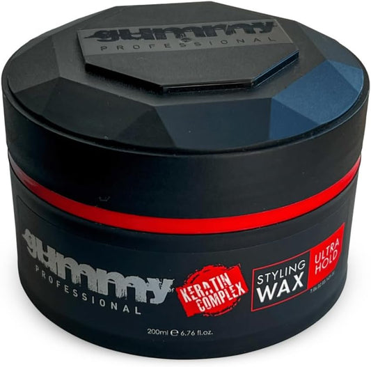Gummy Professional Ultra Hold Hair Styling Wax jar front view
