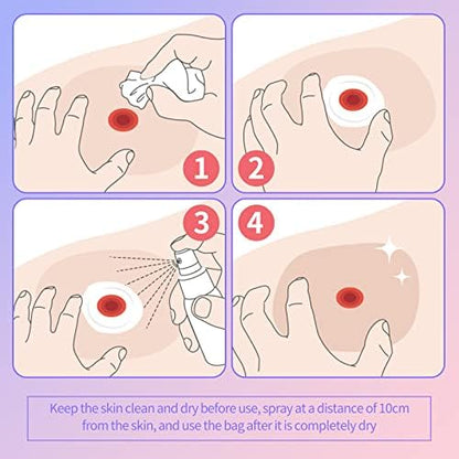 Heagimed model F40P alcohol free stoma care spray for daily protection