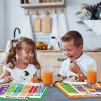 Simply Magic toddler table mats showcasing the numbers and math learning layout
