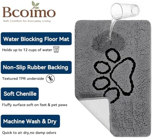 Bcoimo machine washable pet rug being folded easily for laundry care setup