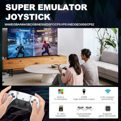 Two wireless 2.4G controllers for M15 Retro Gaming Stick