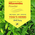 Yogis Herbs Nilavembu Powder front view packaging showing authentic herbal supplement details