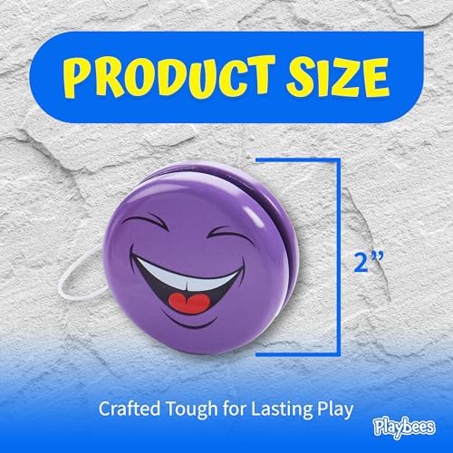 Playbees metal yo-yos in party favor bag display