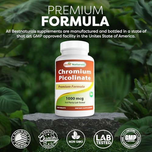 Authentic imported USA beauty and health supplement Best Naturals Chromium Picolinate