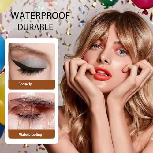 Detailed view of self-adhesive eye makeup patch texture