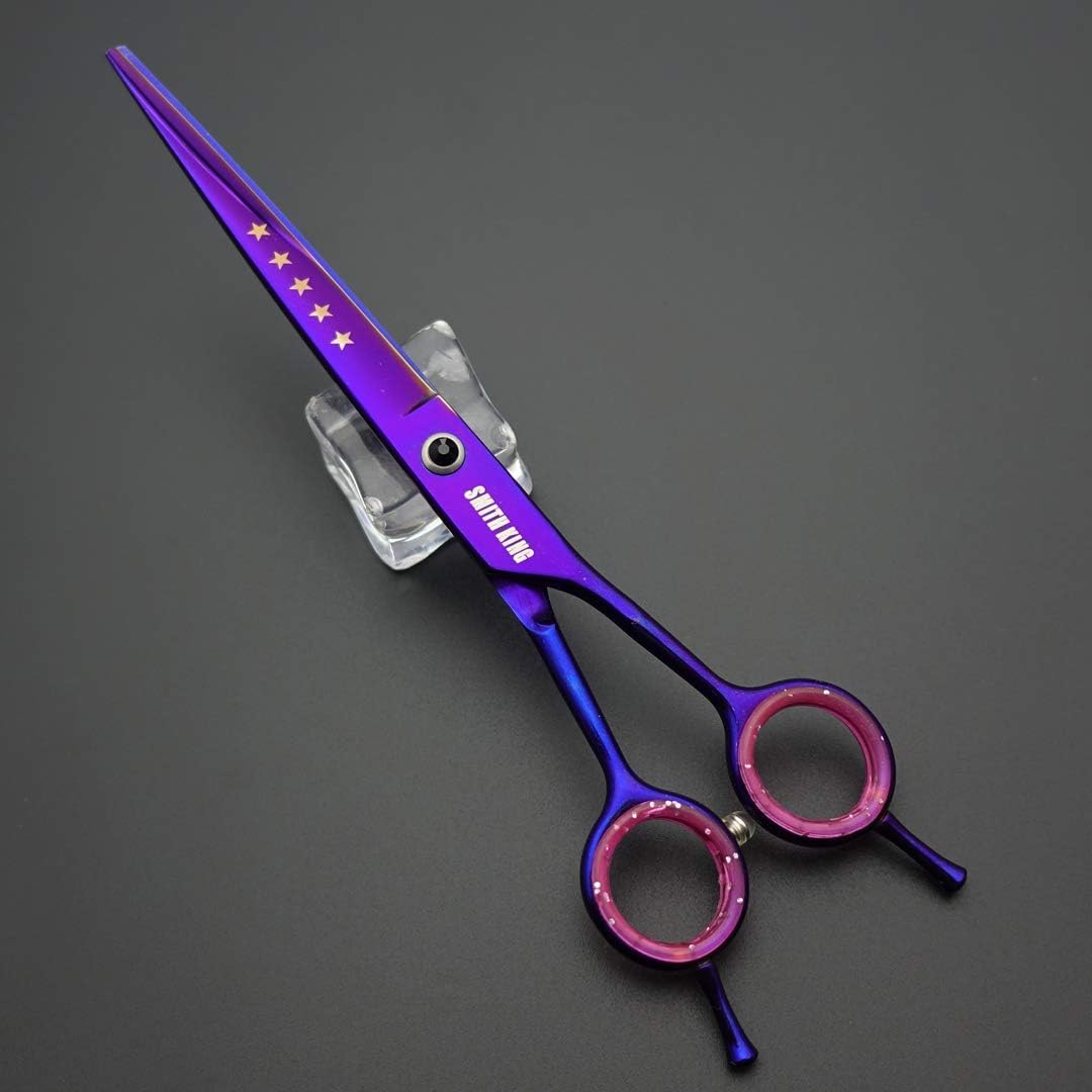Ambidextrous handle layout of Smithking professional dog grooming scissors