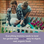 Vegan prenatal multivitamin tablets with 30 organic fruits vegetables and herbs whole food formula