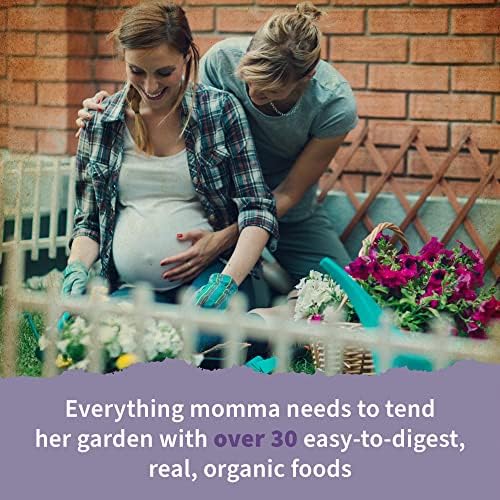 Vegan prenatal multivitamin tablets with 30 organic fruits vegetables and herbs whole food formula