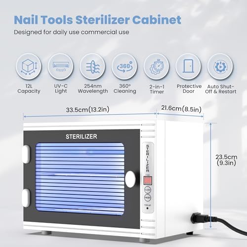 King&Duke professional UV sanitizer cabinet with door open