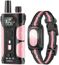 Slopehill waterproof electronic dog collar receiver on a pink adjustable strap