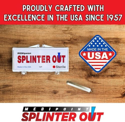 USA imported Medipoint Splinter Out packaging and contents