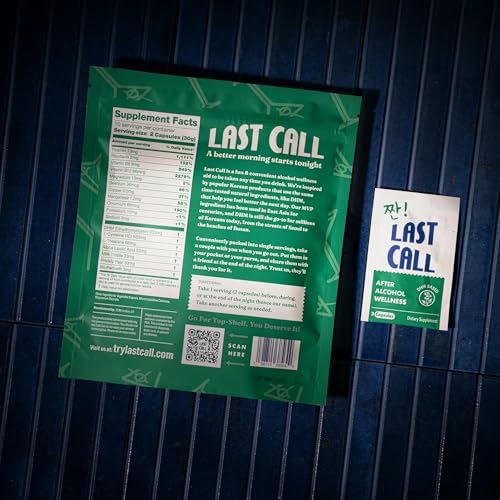 Lifestyle view of Last Call drinking wellness aid ready for travel