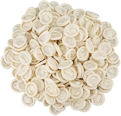 G2PLUS disposable latex finger cots white package front view