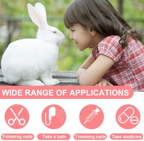 Lukhmelf rabbit mesh bag showing the adjustable drawstring design for secure pet handling.