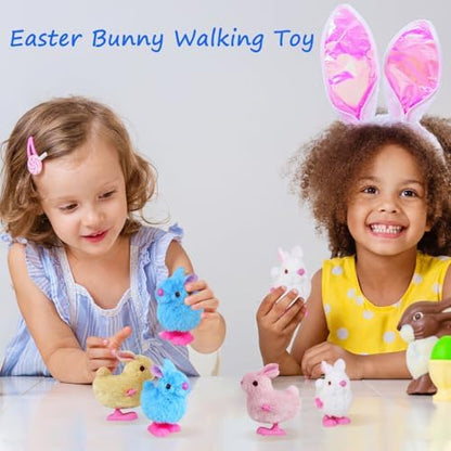Audaisyly mechanical clockwork toys arrayed together to show the variety of colors and animal designs