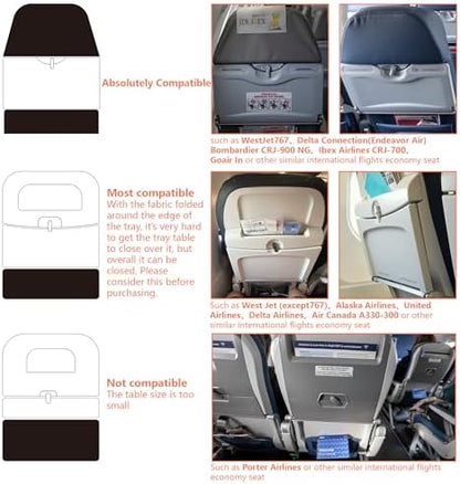 MueKeesam compact toddler plane bed folded for easy carry-on storage