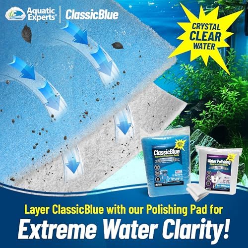 Aquatic Experts filter pad roll dimensions layout