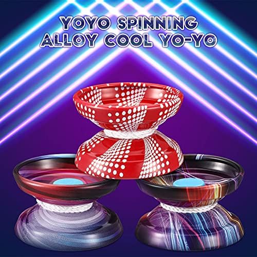 Top down view of Chalyna metal yoyo construction details