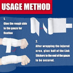 Complete twenty four pack of medical gauze rolls for first aid