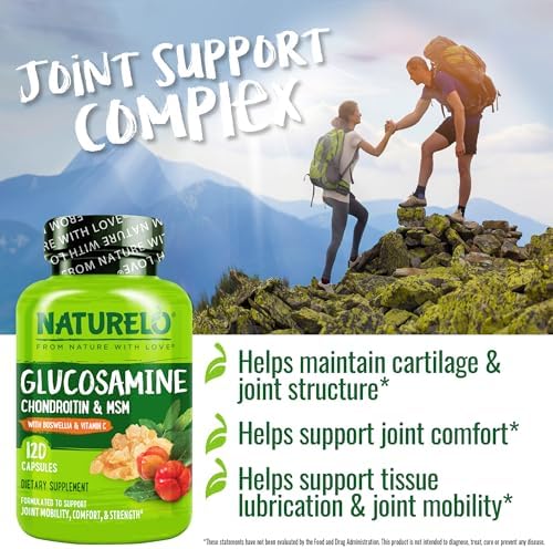 Close up of Naturelo joint support bottle cap and safety seal.